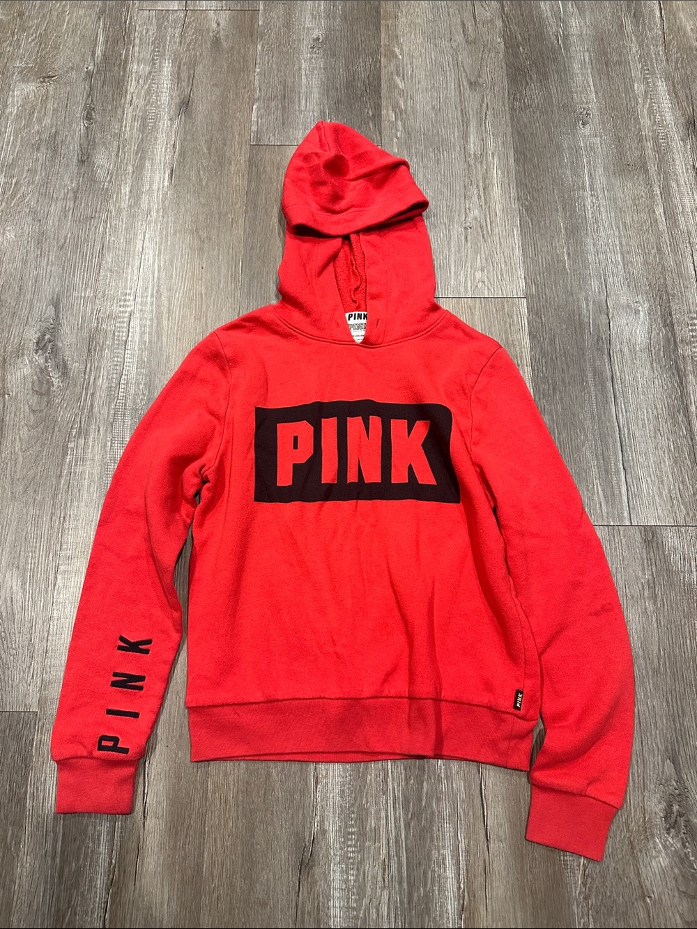 PINK Victoria's Secret Red Logo Hoodie